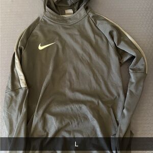 Nike Black Hoodie with Swoosh Logo